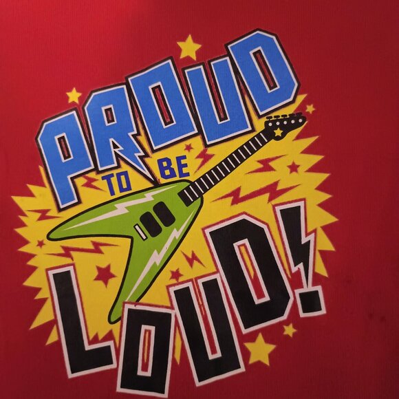 Garanimlas Boys Red Tank Top, Proud To Be Loud Graphic, 3T, Gently Used - Picture 2 of 4